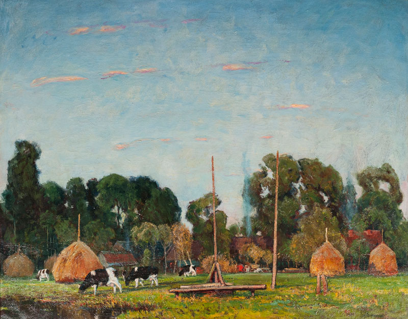 Carl Langhammer - Peaceful Evening in the Spreewald Peaceful Evening in the Spreewald