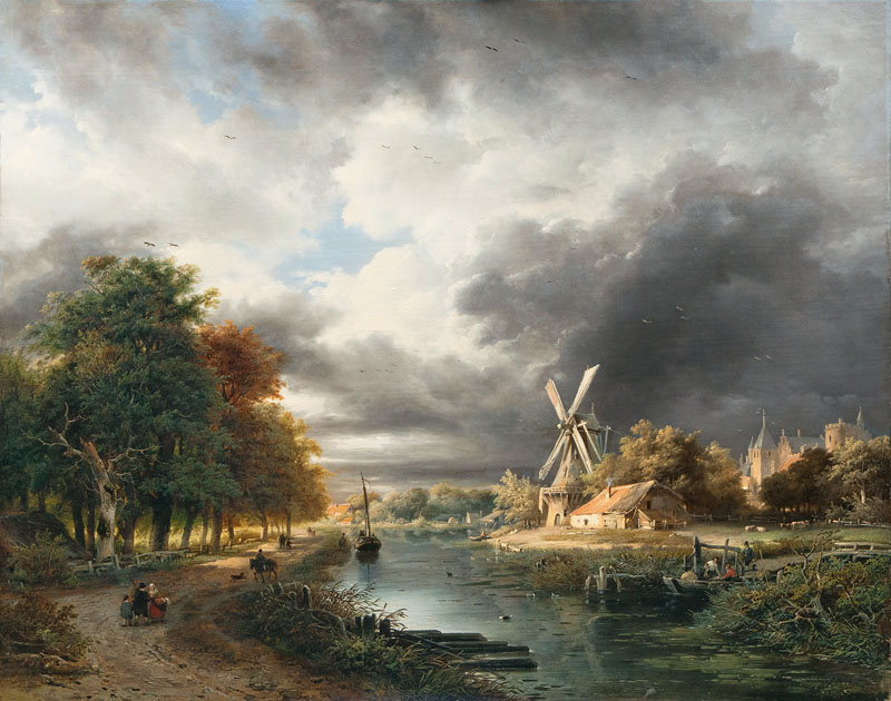 Dutch Landscape with Thunderstorm