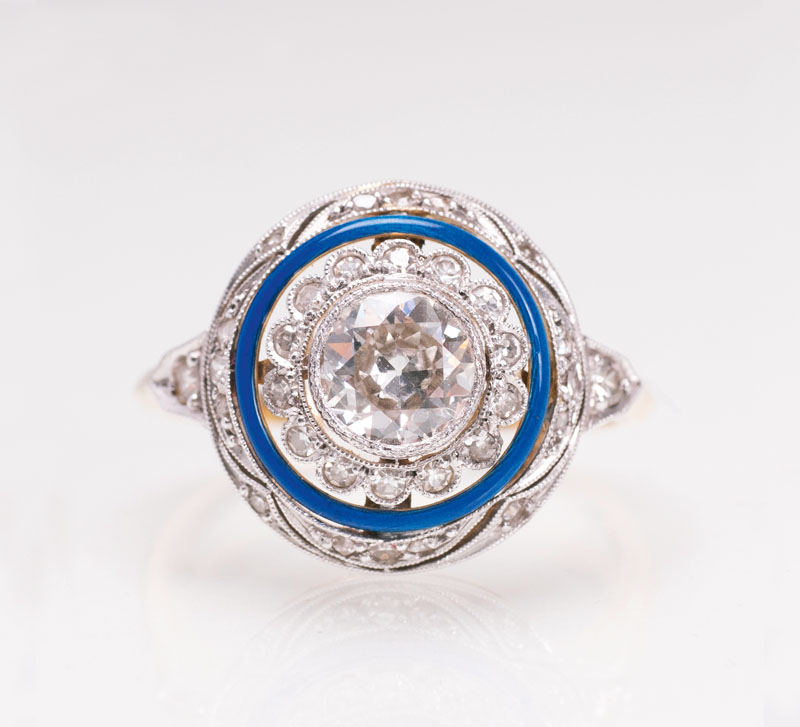 Art-Déco-Diamant-Ring