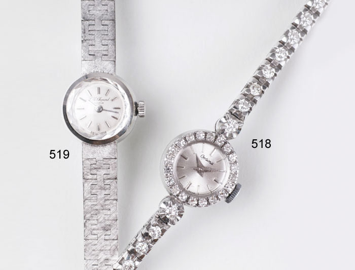 A ladie's wristwatch by Optima with diamonds