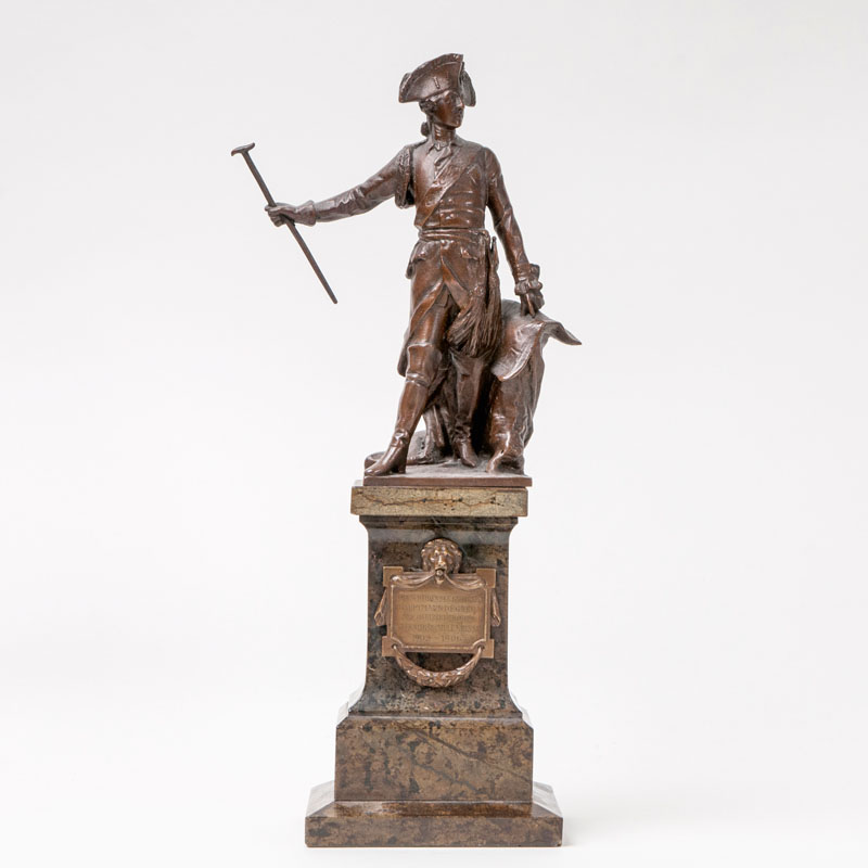 A sculpture 'Frederick the Great'