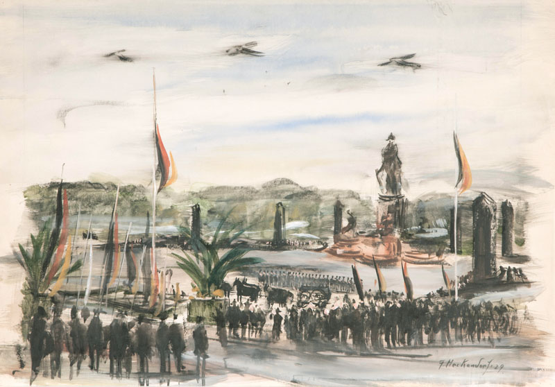 Franz Heckendorf - Staatsbegräbnis von Gustav Stresemann Staatsbegräbnis von Gustav Stresemann
