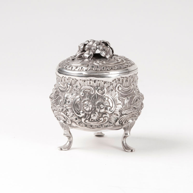 A sugar bowl in Rococo style