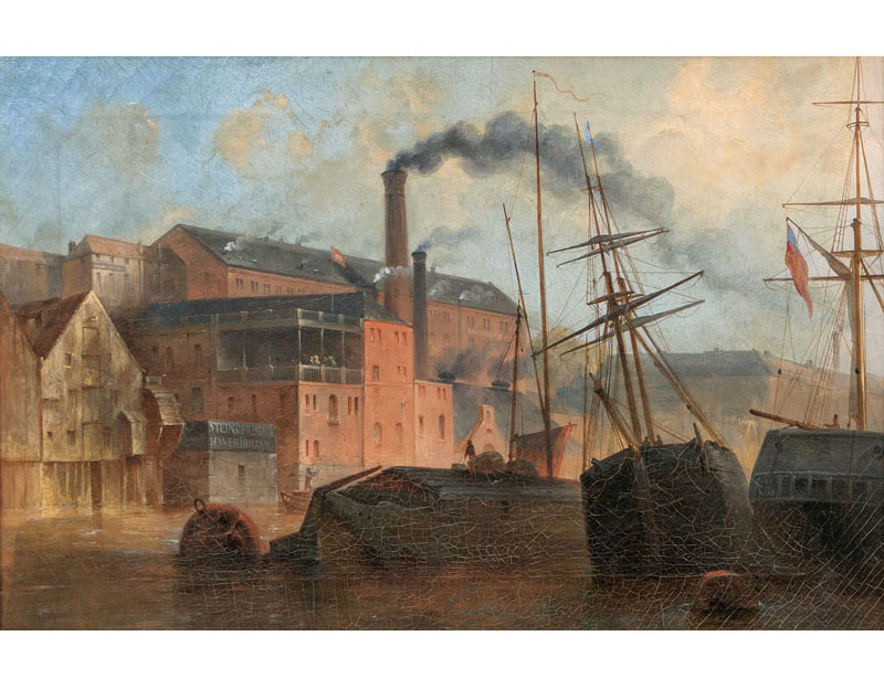 Adolph Friedrich Vollmer - Kohlehafen in Hamburg-St. Pauli Kohlehafen in Hamburg-St. Pauli