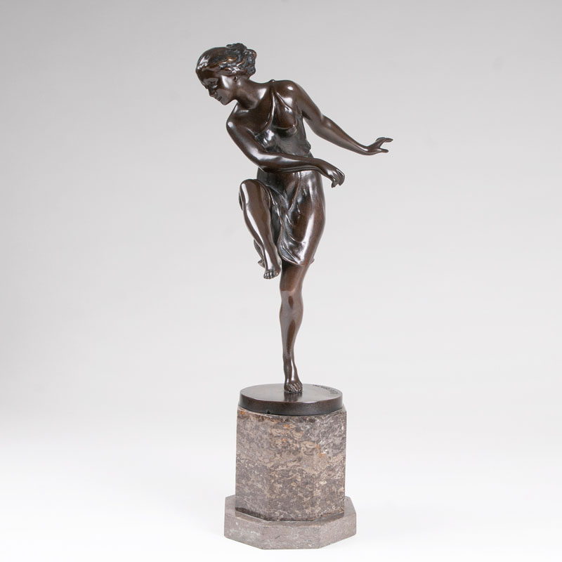 Bronze-Skulptur 'Tanzendes Mädchen'
