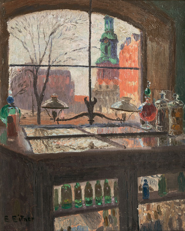 Ernst Eitner - Drogerieschaufenster in St. Georg Drogerieschaufenster in St. Georg