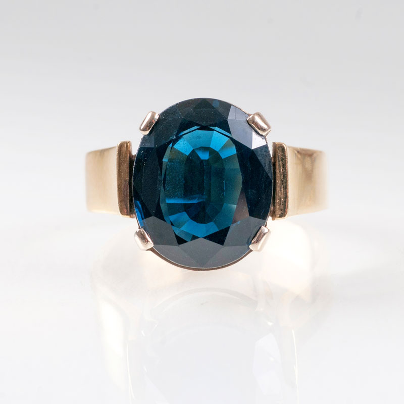 A sapphire ring