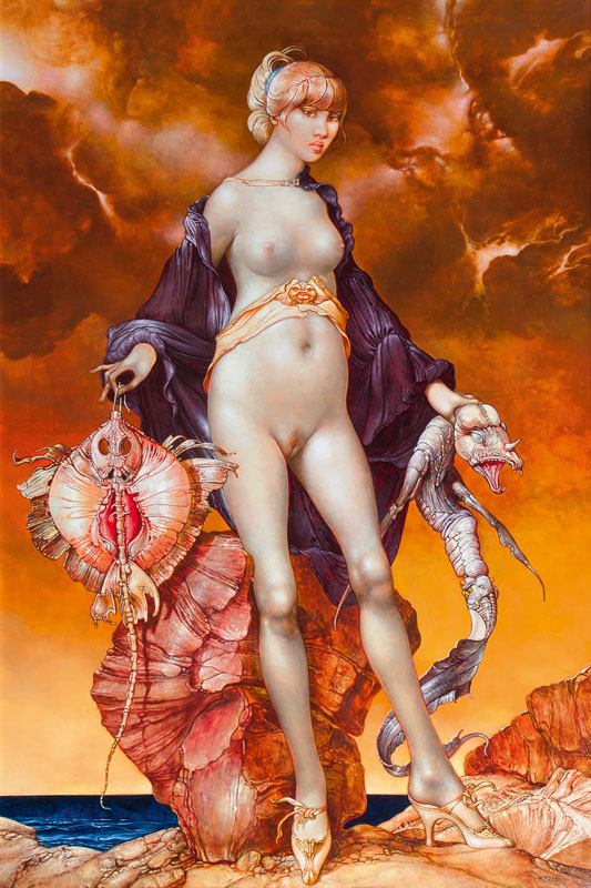 Heinz Zander - Miss Beringer as Andromeda with Catch Miss Beringer as Andromeda with Catch
