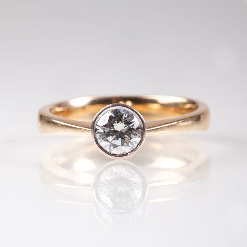 A solitaire ring