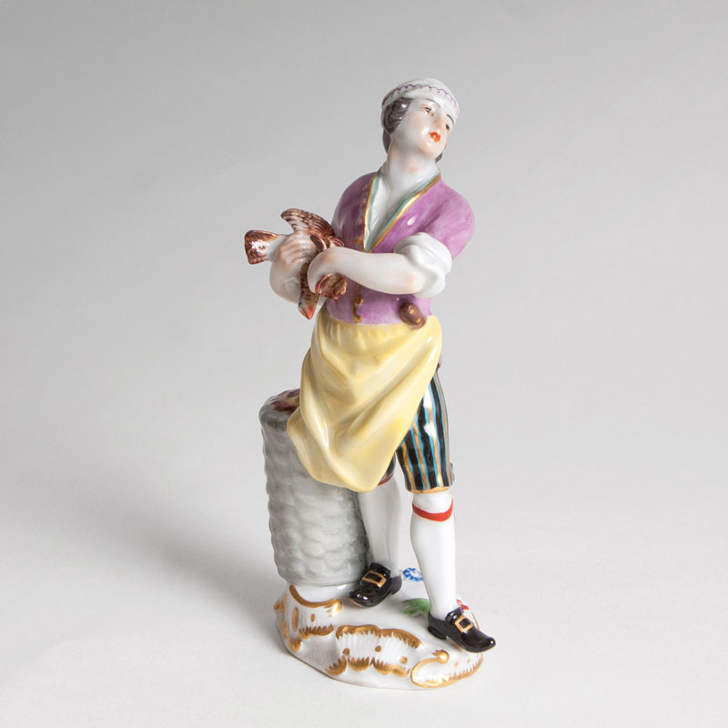 A porcelain figure 'Poulterer'