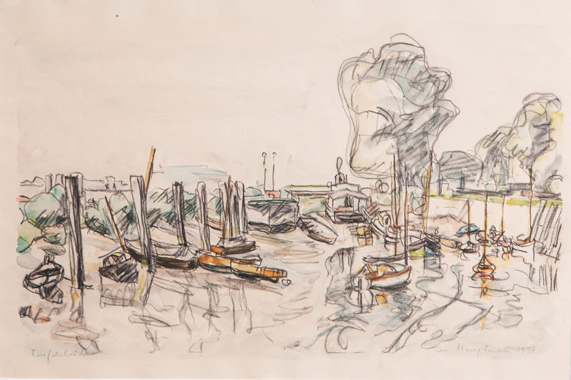 Ivo Hauptmann - Hafen in Teufelsbrück Hafen in Teufelsbrück