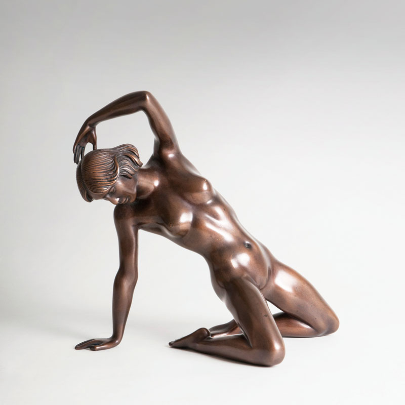 A bronze sculpture 'Grace'