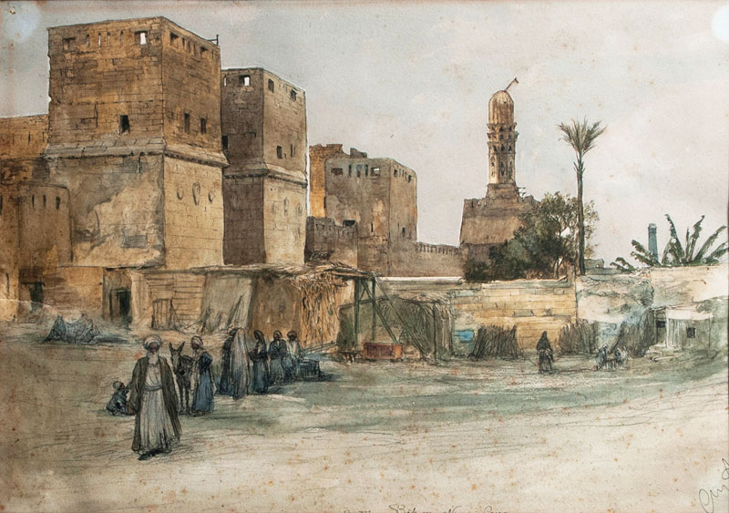 The Gate Bab en-Nasr in Cairo