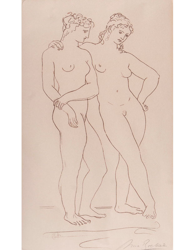 Two standing Nudes