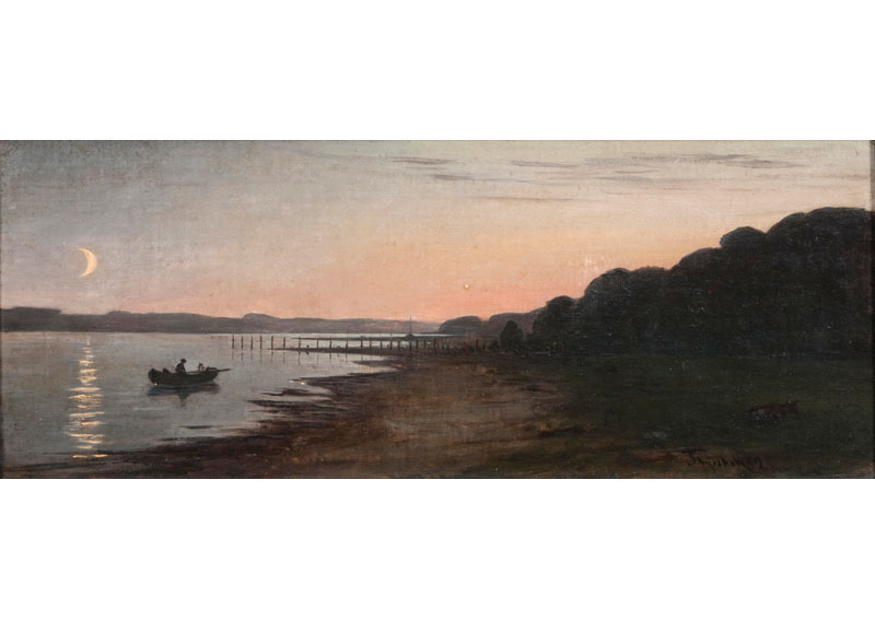 Charlotte von Krogh - Evening near Vejle Evening near Vejle