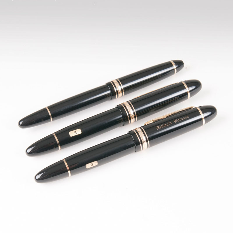 A set of 3 Montblanc 'Masterpiece'-pens
