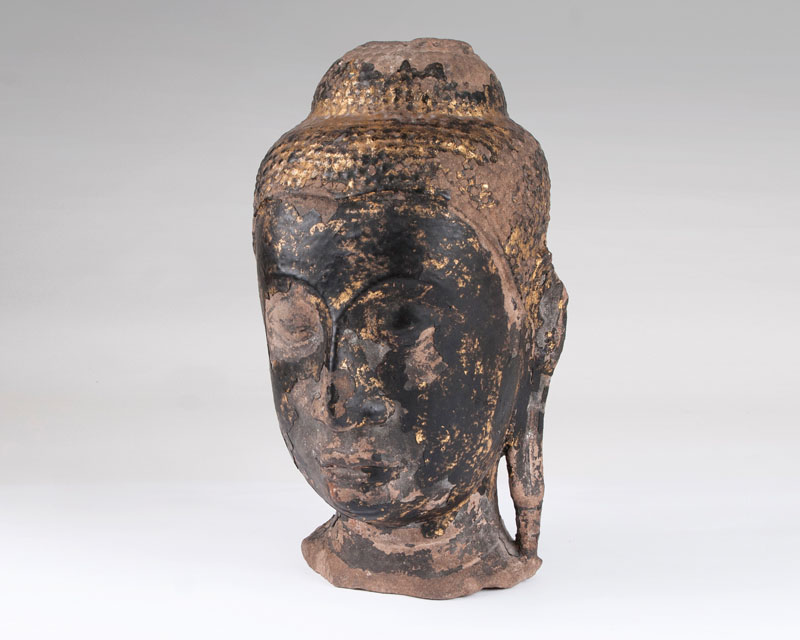 Ausdrucksvoller Kopf des Buddha Shakyamuni