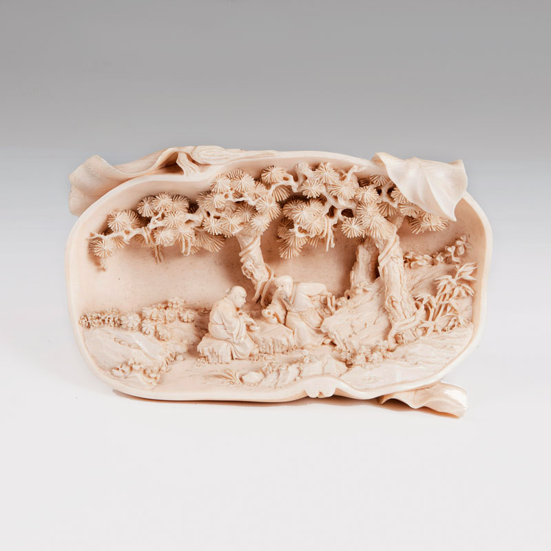 A fine ivory carving