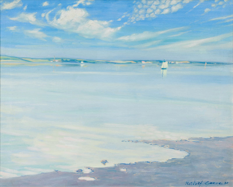 Rudolf Greve - Frühmorgens an der Flensburger Förde Frühmorgens an der Flensburger Förde
