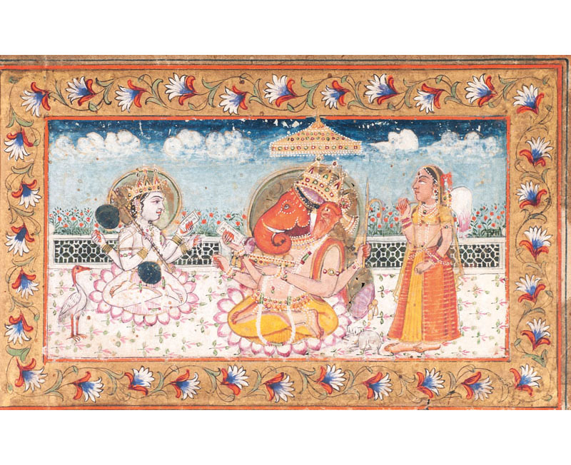 Album mit 23 exzellenten altindischen Miniaturen