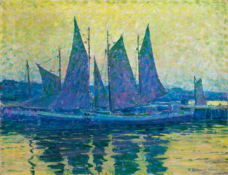 Heinrich Blunck-Heikendorf - Segelboote Segelboote