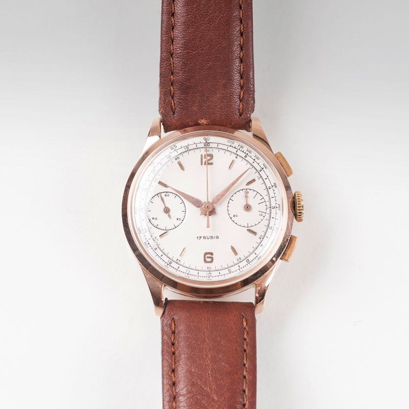 A Vintage gentleman's wristwatch 'Chronograph'