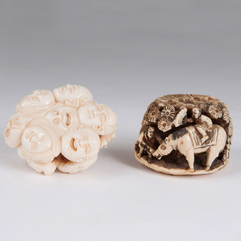 Netsuke and manju-netsuke