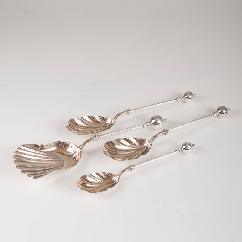 A set of four spoons from New York