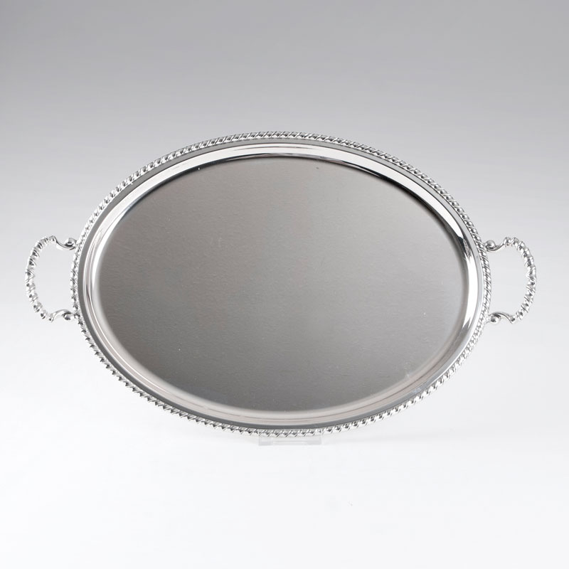 A great salver with decorative border