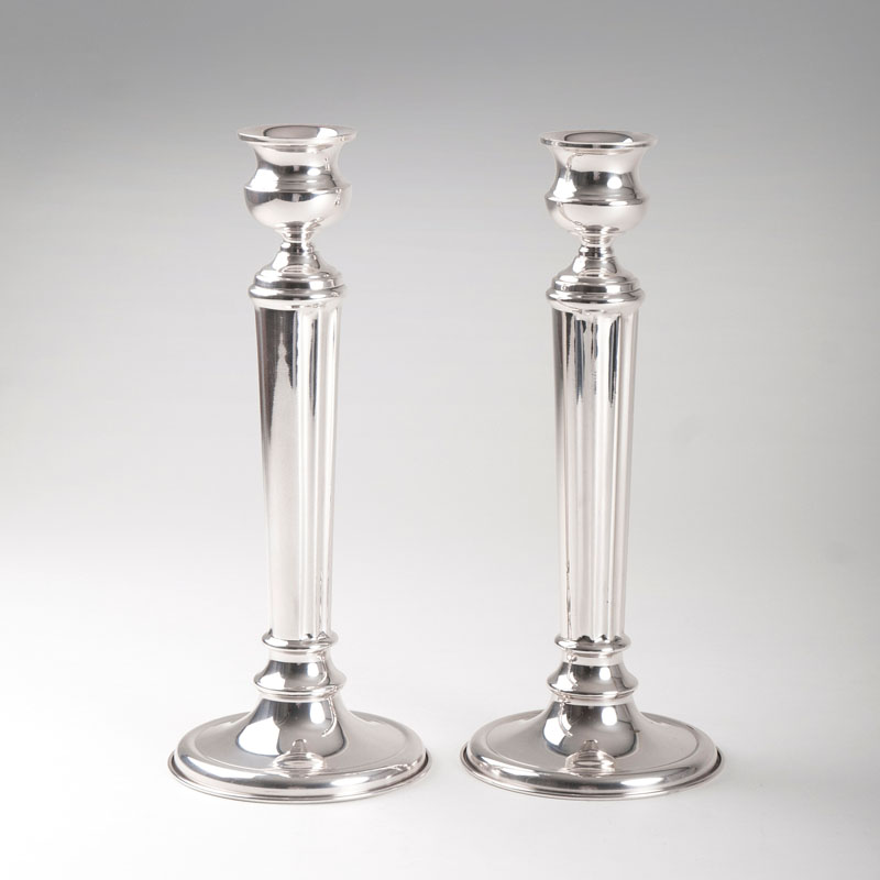 A pair of classical candlesticks