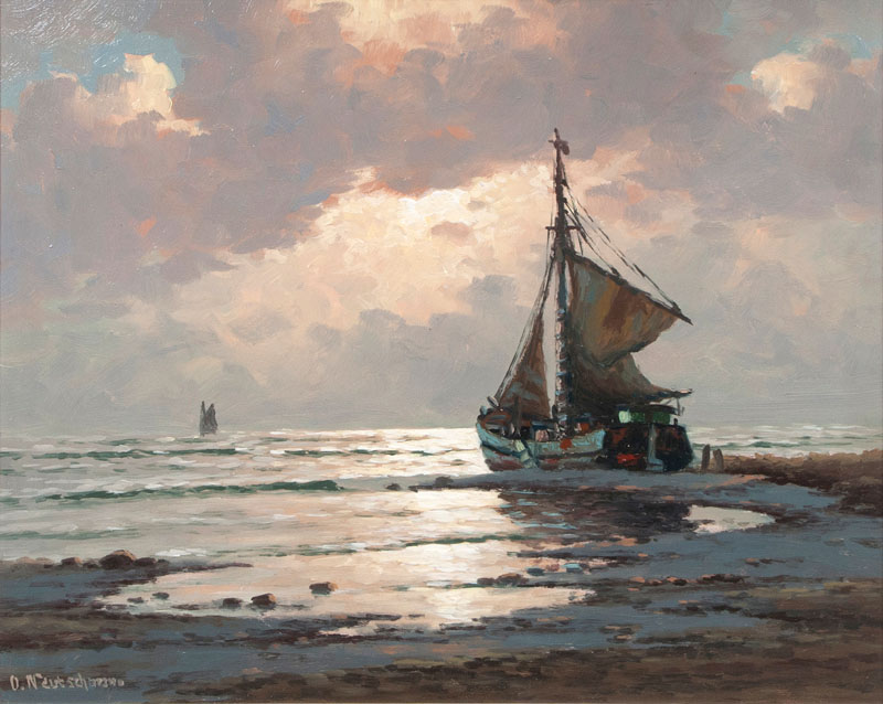 Fishing Boat on the Mudlands