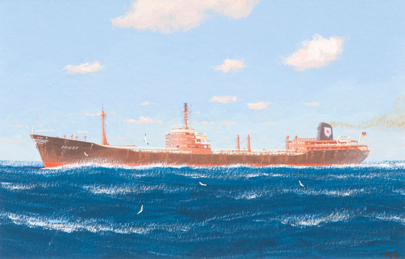 Robert Schmidt-Hamburg - The Tanker 'Faust' The Tanker 'Faust'