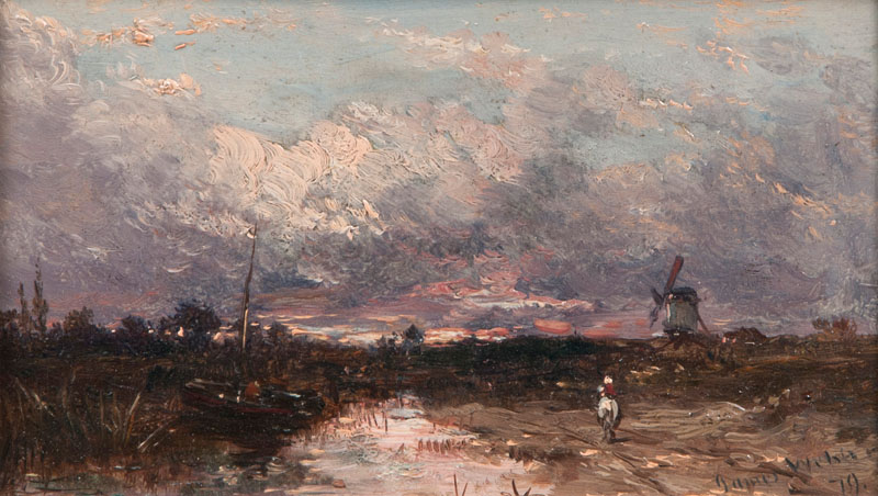 Landscape with Windmill