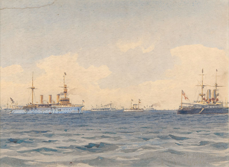 Boxer Rebellion - International Fleet off Taku