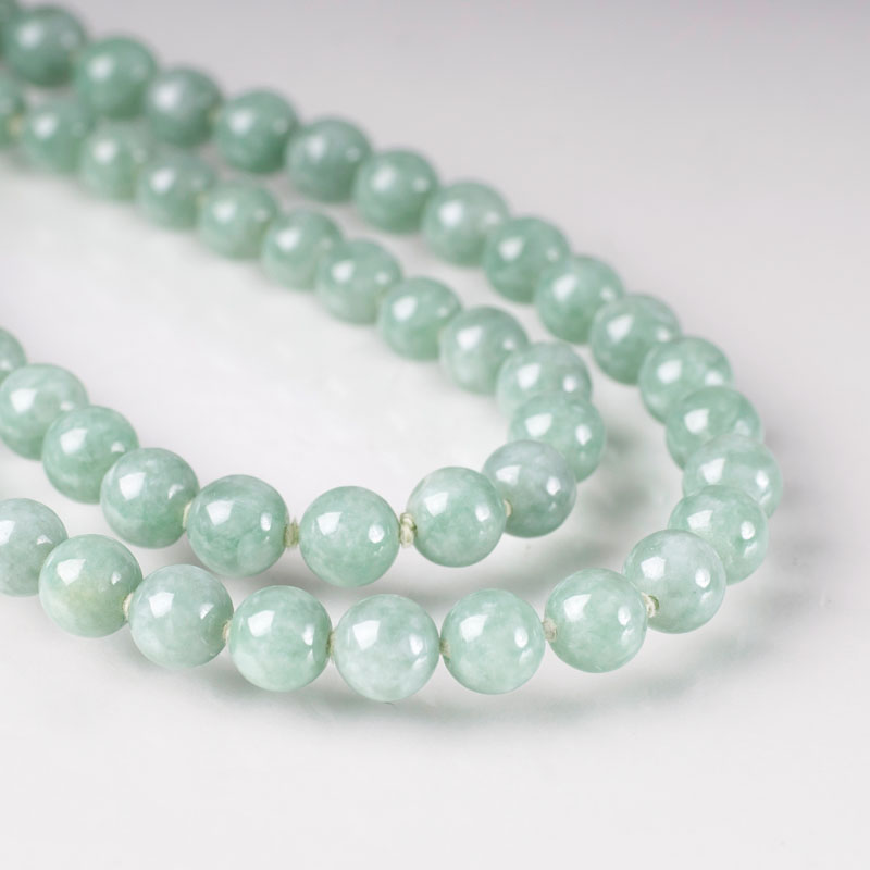 A jade necklace