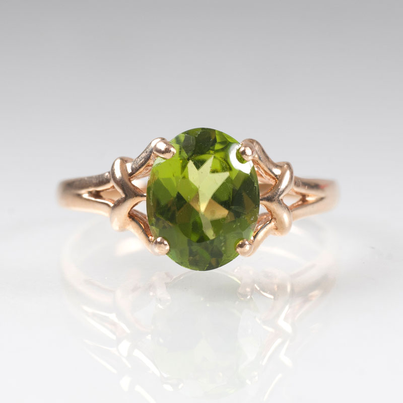 A peridot ring