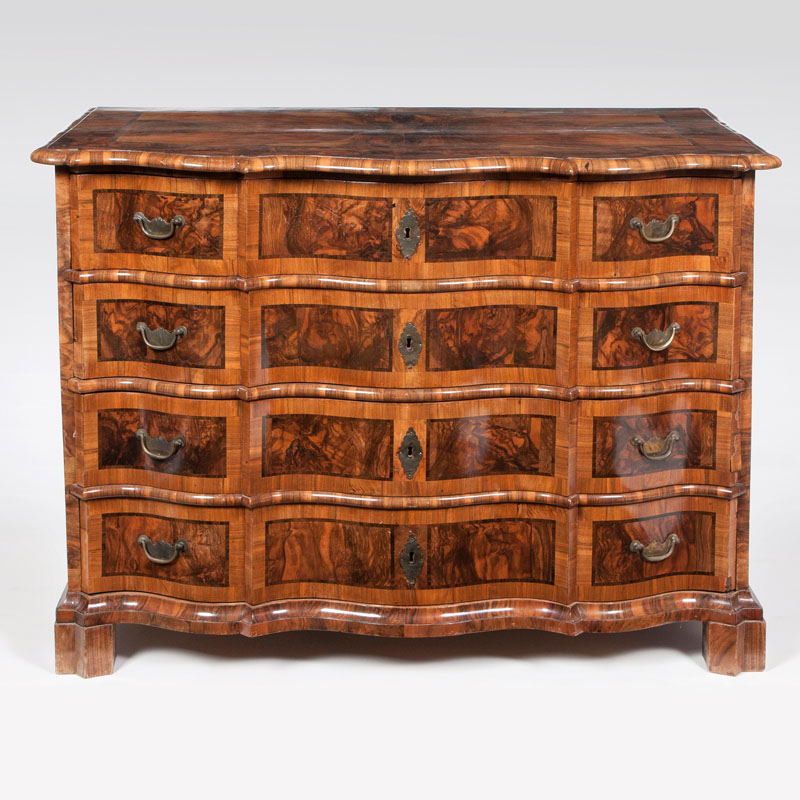 A North German baroque chest of drawers