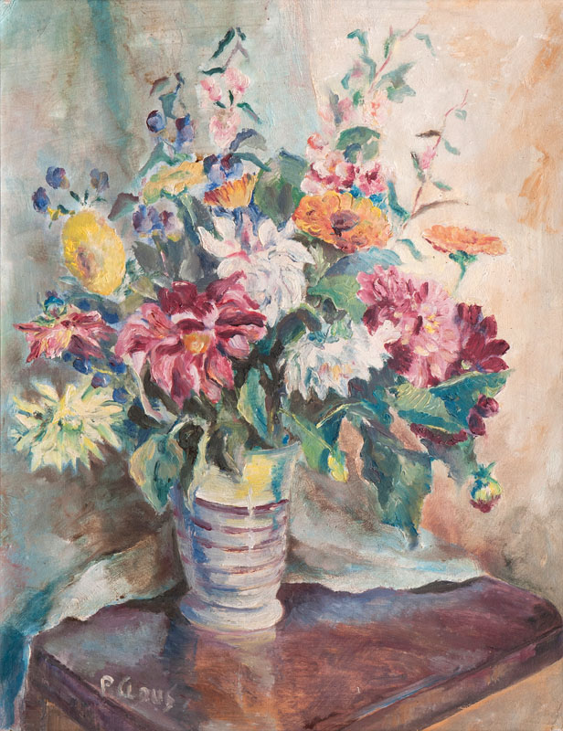 Dahlias in a Vase