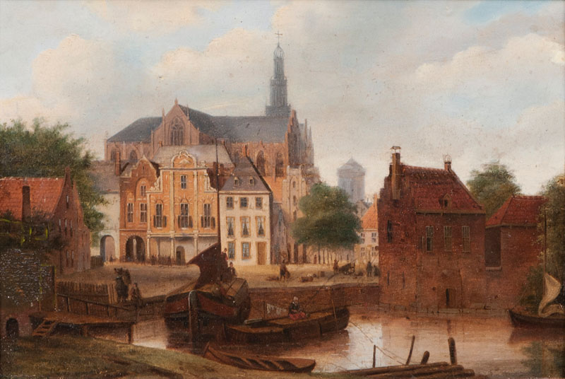 Haarlem mit St. Bavo-Kirche