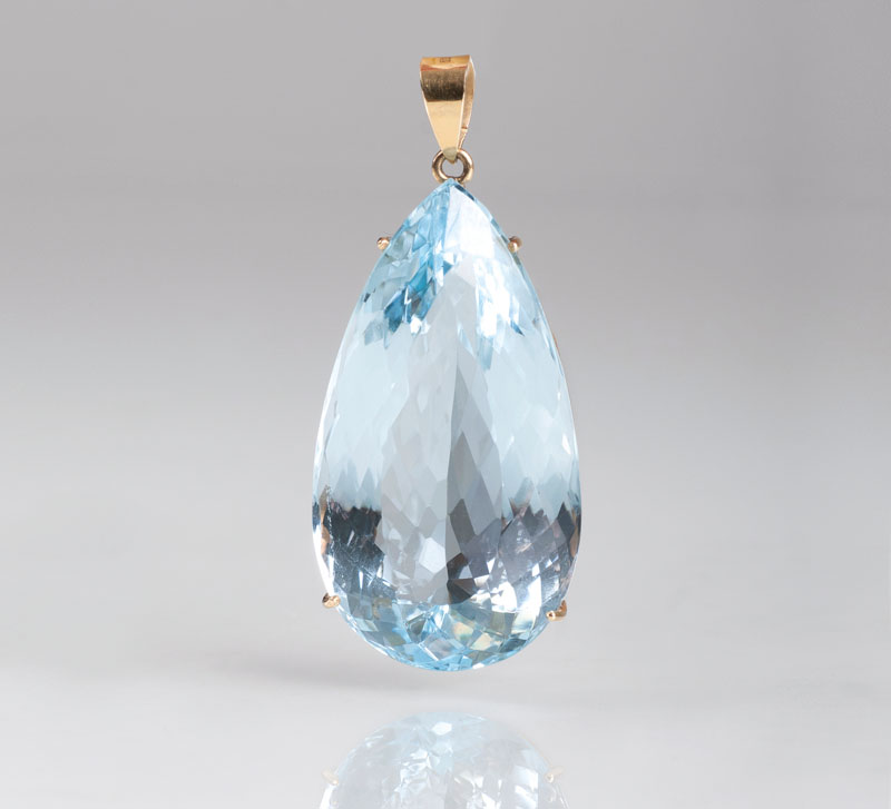 A highcarat topaz pendant