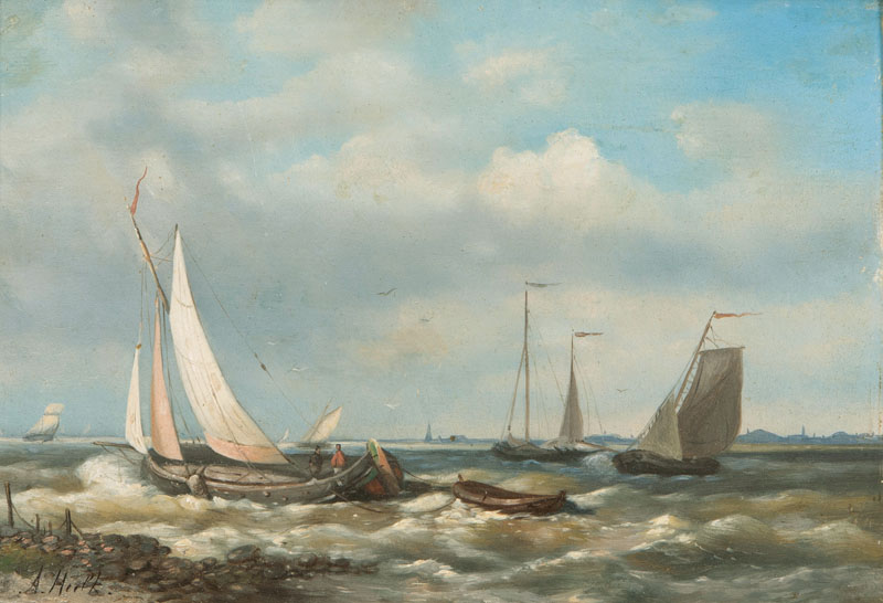 Fischerboote vor der Küste
