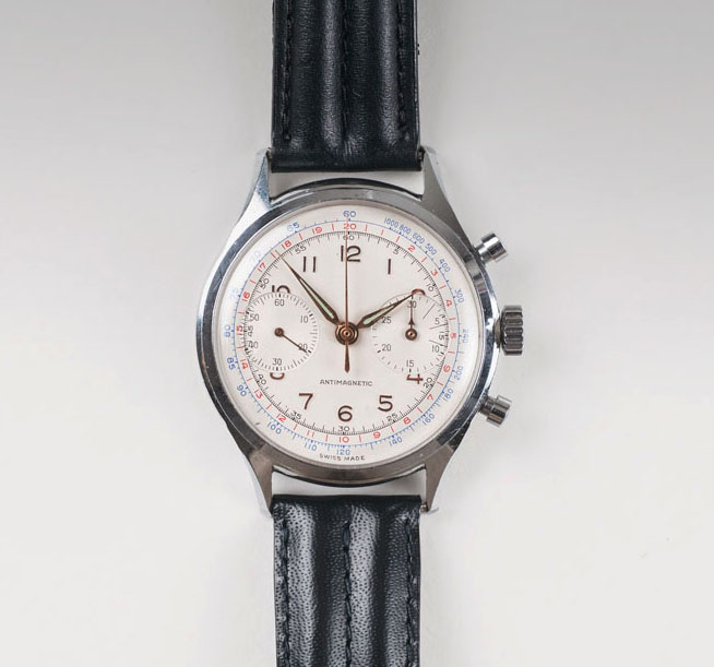 A Vintage gentlemen's wristwatch 'Chronograph'