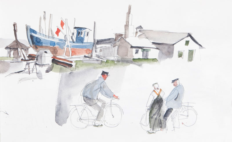 Kurt Schmischke - Sketchbook of a Sailing Trip from Fünen to Malta in 1988 Sketchbook of a Sailing Trip from Fünen to Malta in 1988
