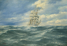 The Obotrita in choppy Sea