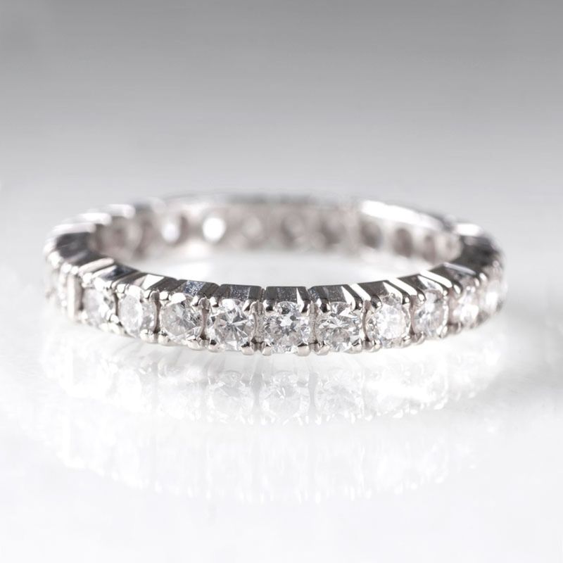 A memory diamond ring