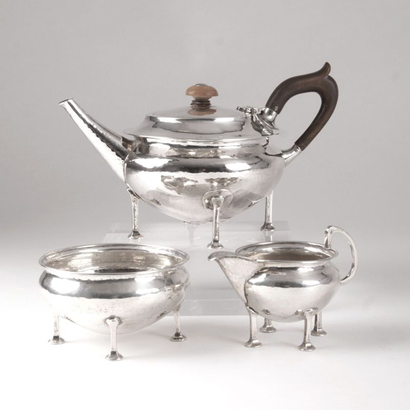An extraordinary Arts and Craft tea set