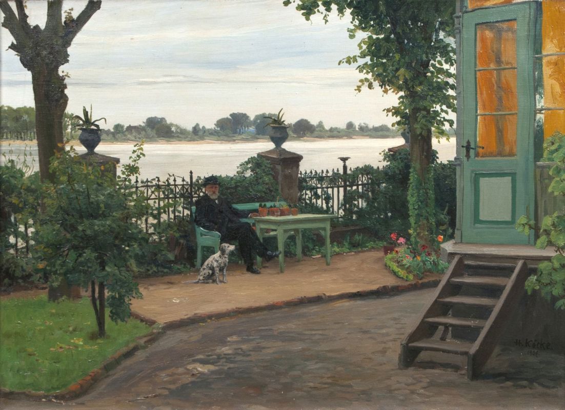 Garden by a River