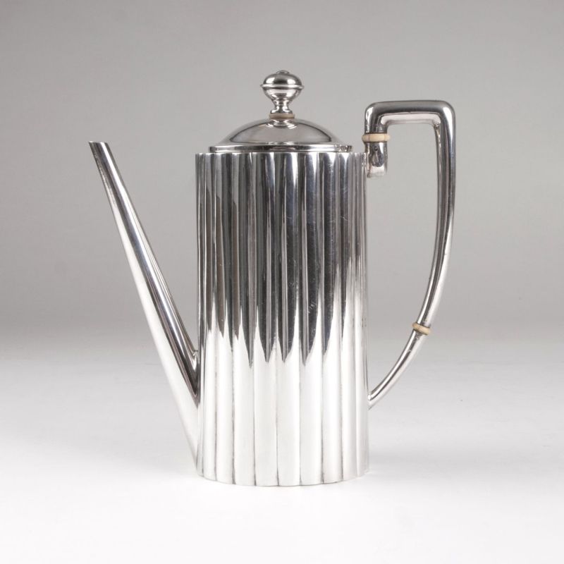 An Art Deco coffee pot