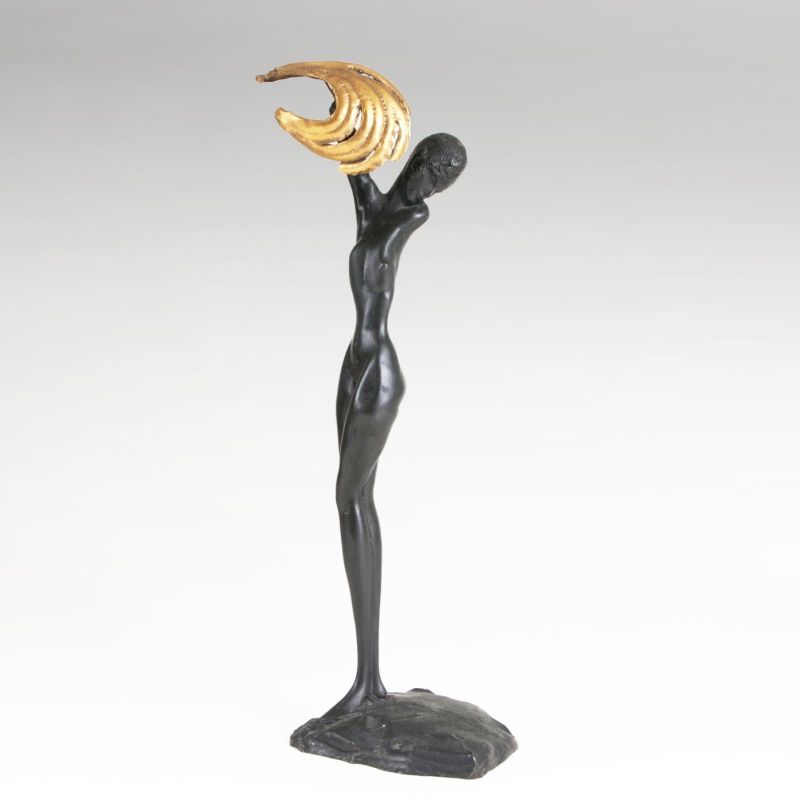 Ernst Fuchs - A bronze sculpture 'Daphne' A bronze sculpture 'Daphne'