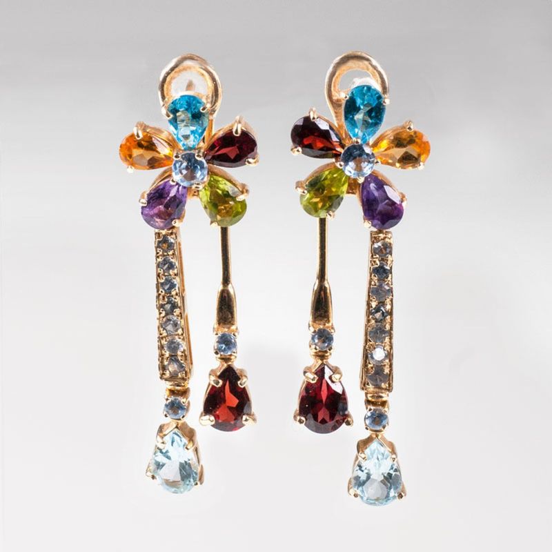 A pair of earrings